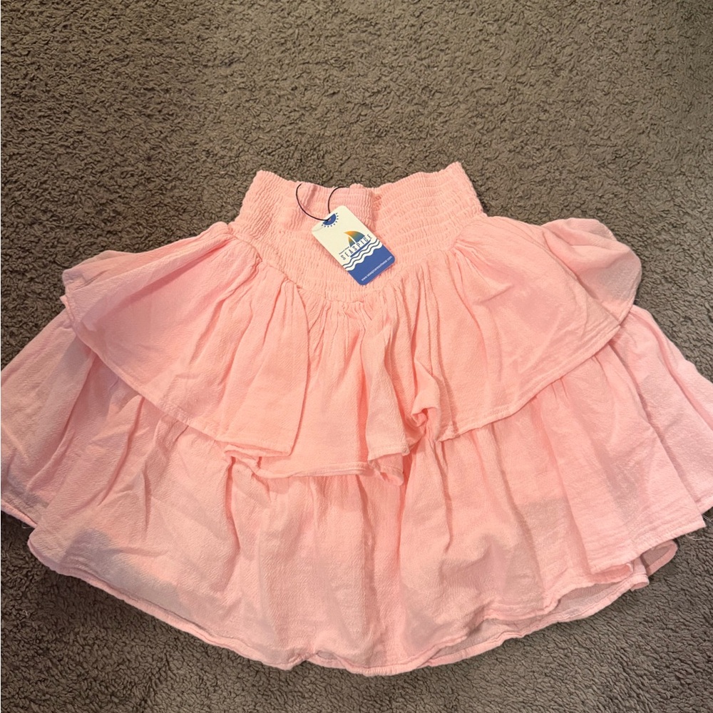 Pink Layered Skirt